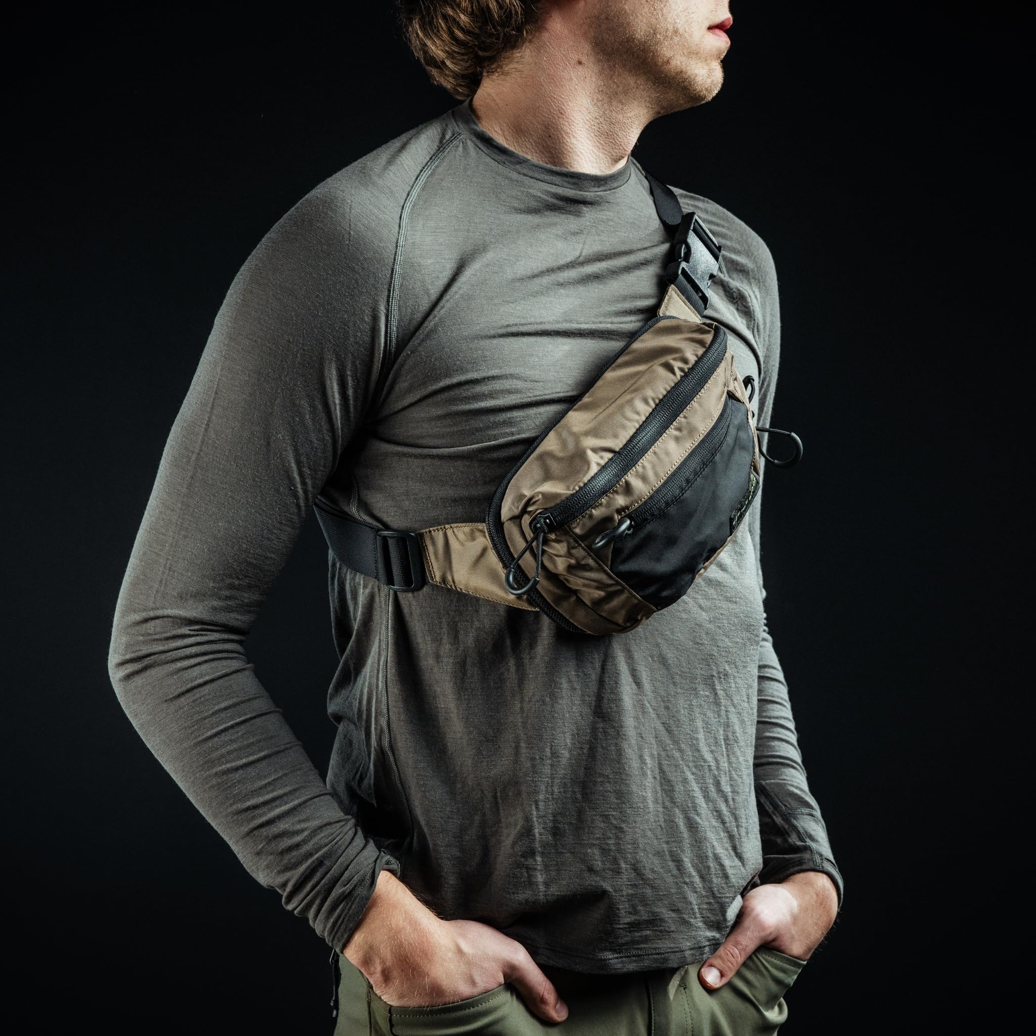 Eberlestock Bando Bag - Tactical Men's Fanny Pack w/Adjustable Waist Belt, Zippered Pockets, Compact Lightweight Belt Bag - Image 8
