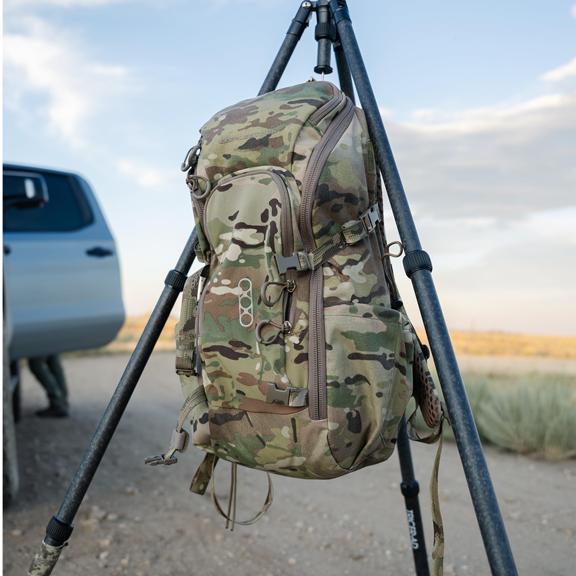 Eberlestock Brute Scout Day Pack – Lightweight Internal Frame Hunting Backpack with Aluminum Stay, 1800ci Capacity, Hydration Compatible – Military Green - Image 5