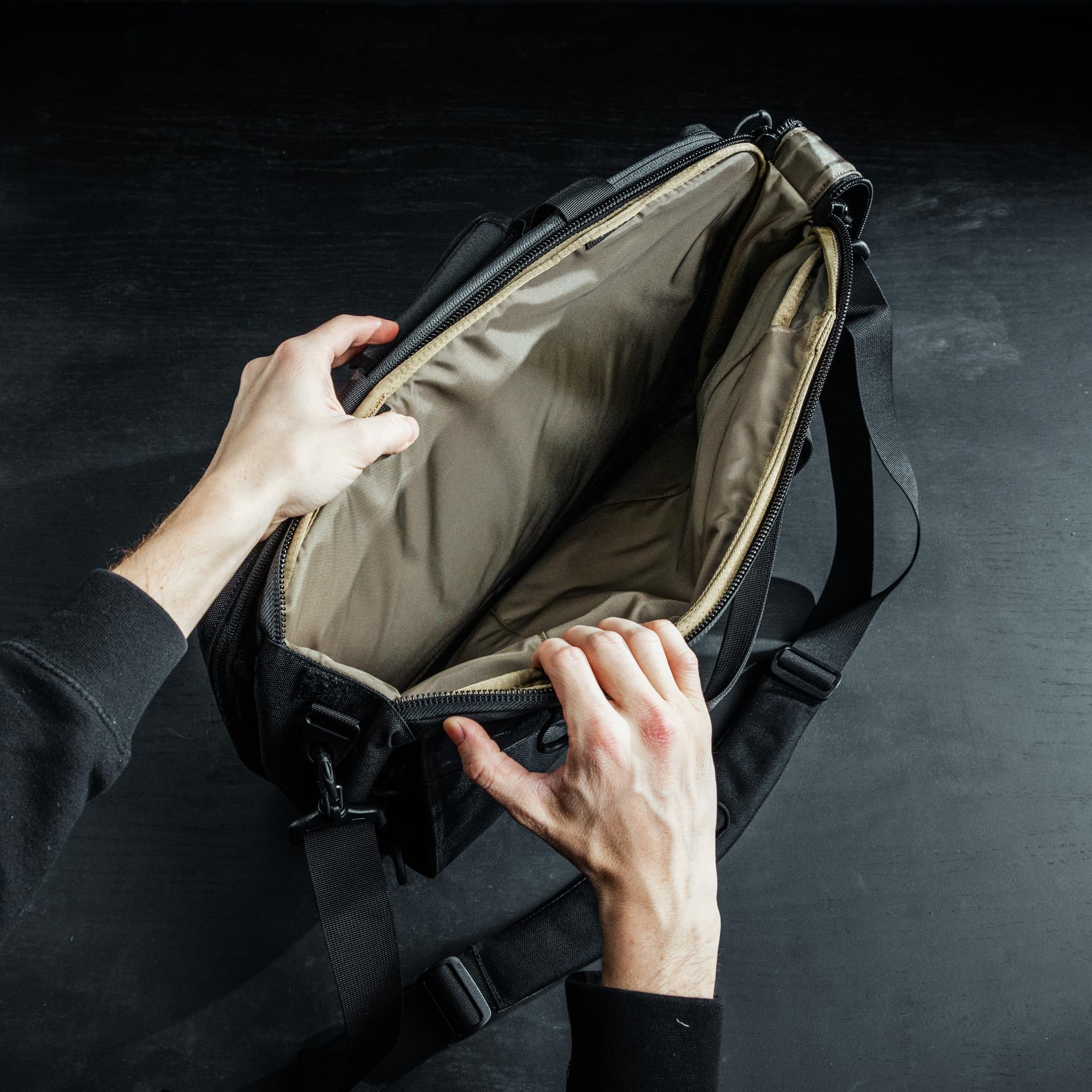 Eberlestock Executive Brief - CCW Compartment Brief Case - EDC Organization Work Pack - 500D Cordura Nylon - Image 5