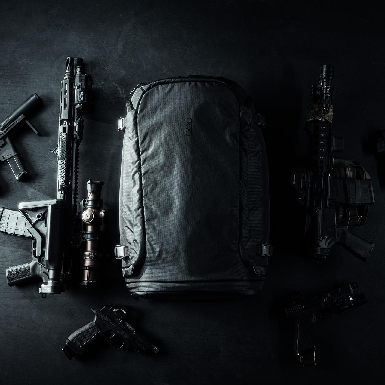 Eberlestock Fade Adapt Pack - EDC Backpack with Expandable Scabbard - Quick Disconnect Weapon Retention Strap - 2,545 C.I. - Olive - Image 5