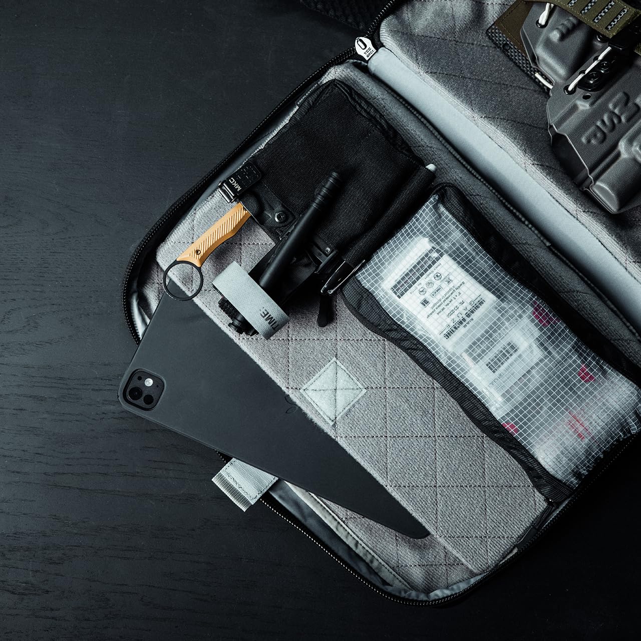 Eberlestock Fade Brief - CCW Briefcase for Daily Carry - Sleek and Low Profile Design - Loop-Lined Compartments - Image 4