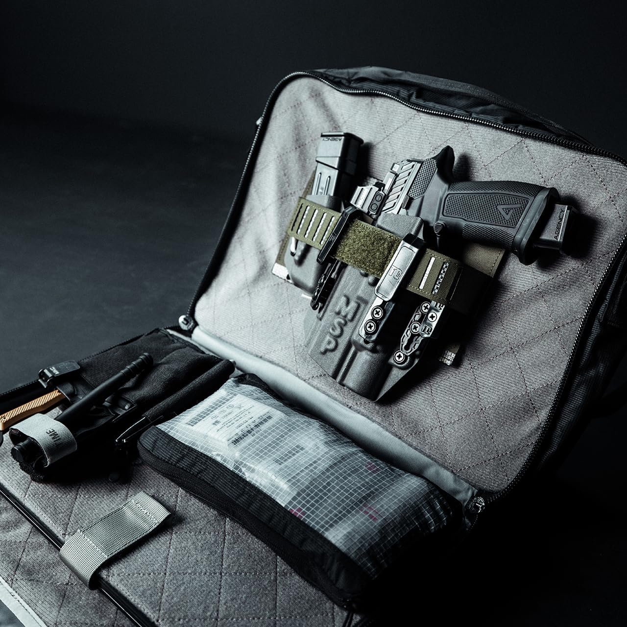Eberlestock Fade Brief - CCW Briefcase for Daily Carry - Sleek and Low Profile Design - Loop-Lined Compartments - Image 5