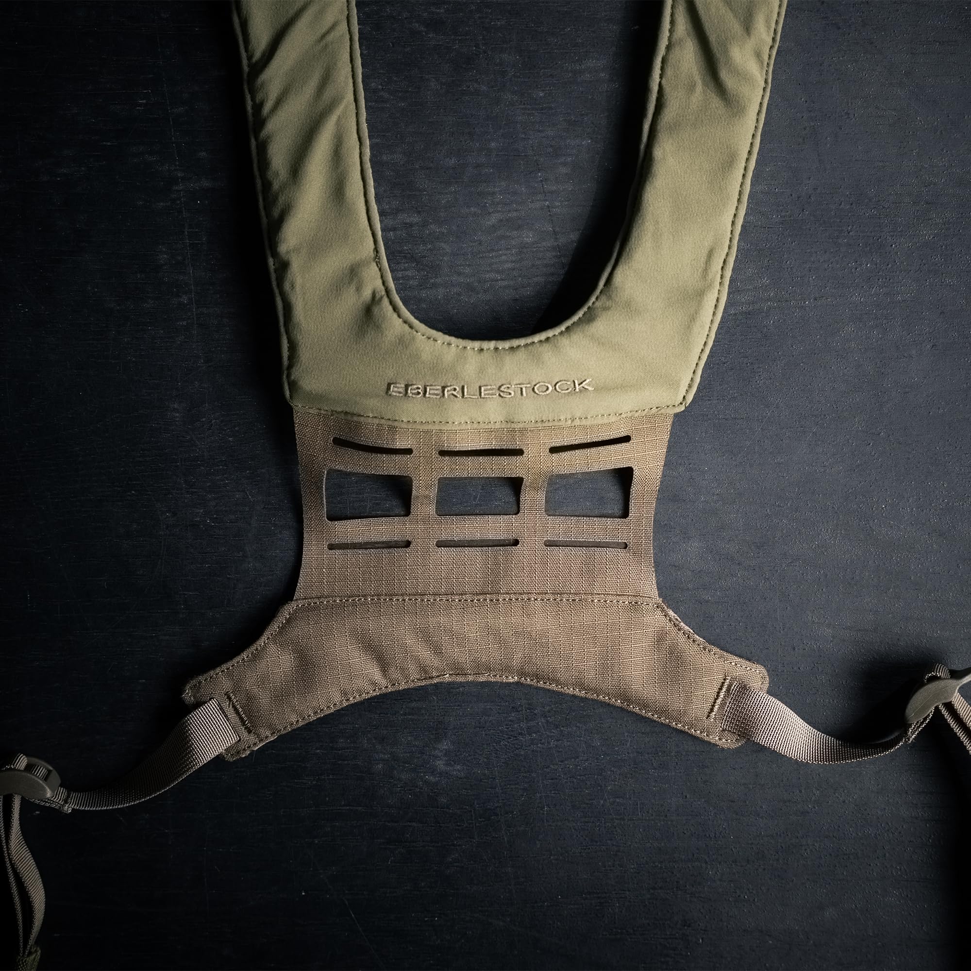 Eberlestock Force Chest Pack – Modular Tactical Chest Rig with MOLLE Webbing, 500D Ripstop Nylon, Air-Mesh Harness – Hunting, Range, Military & Outdoor Gear – Dry Earth - Image 3