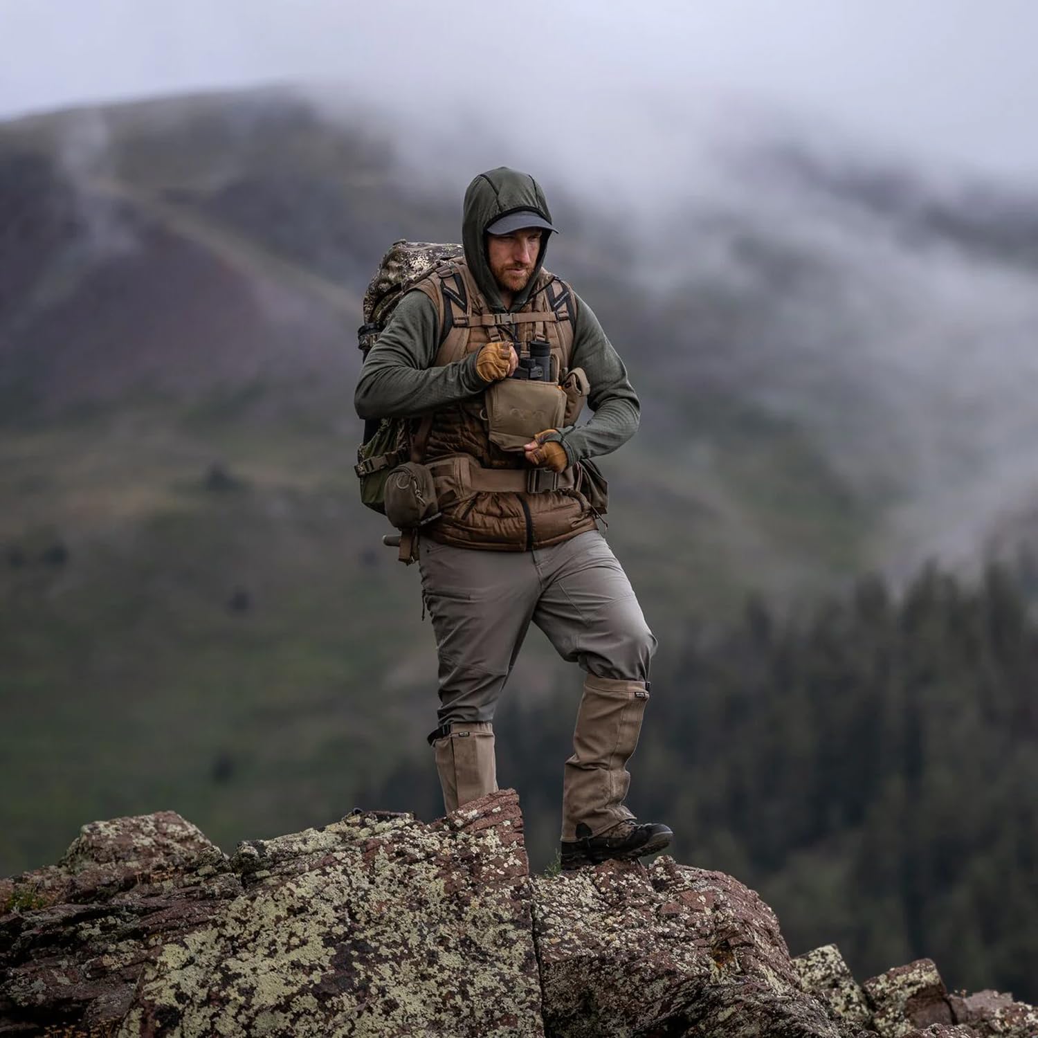 Eberlestock Recon Modular Bino Pack - Advanced Binocular Harness System with Customizable Attachments - Image 4