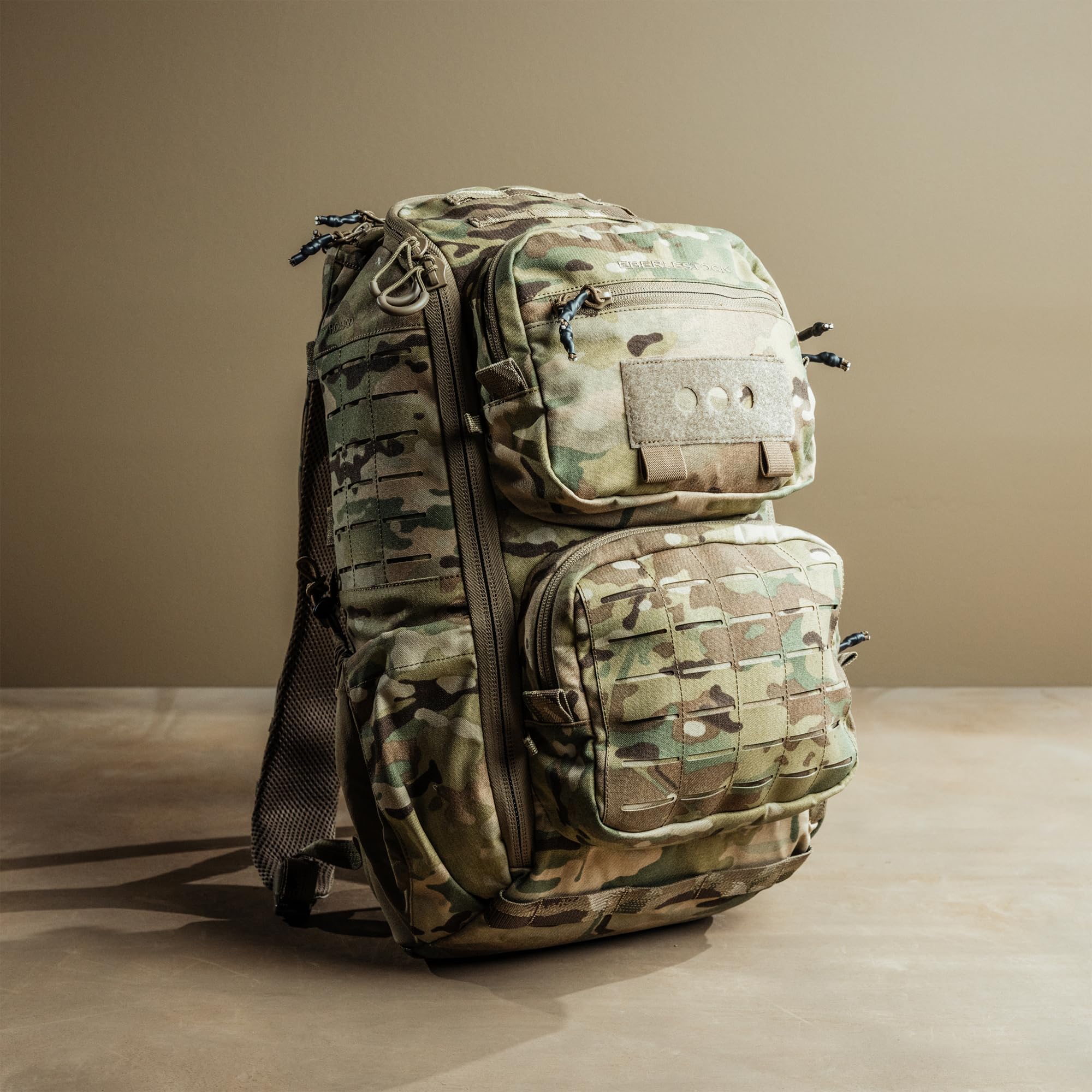 Eberlestock Romad Pack – Compact 16L Tactical Backpack with HDPE Frame, Antenna Pass-Through, Hydration Bladder Pocket & MOLLE Panel – Rugged Military & Hunting Day Pack – Dry Earth - Image 3